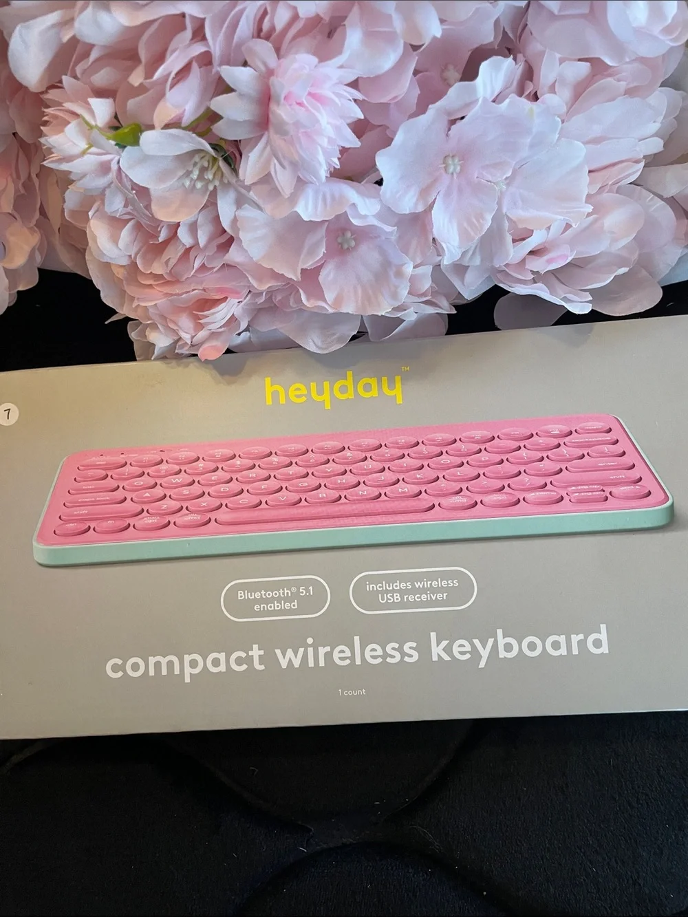 heyday Compact Wireless Keyboard - Pink